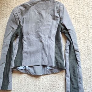 FREE PEOPLE FAUX LEATHER MOTO JACKET